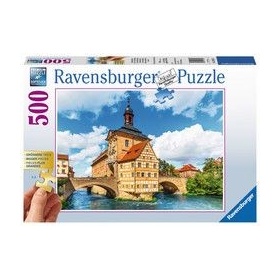 Vergroot Ravensburger Puzzel Stadhuis, Bamberg (500) Ravensburger Puzzel Stadhuis, Bamberg (500)