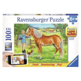 Ravensburger Puzzel Mijn Lievelingspaard (100XXL) plus App