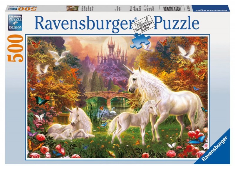 Ravensburger Puzzel Betoverende Eenhoorn 500 ravensburger kopen in de aanbieding