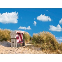 Puzzel Eenzame strandstoel (500)