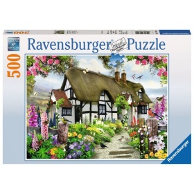 Vergroot Ravensburger Puzzel Idyllische Cottage (500) Ravensburger Puzzel Idyllische Cottage (500)