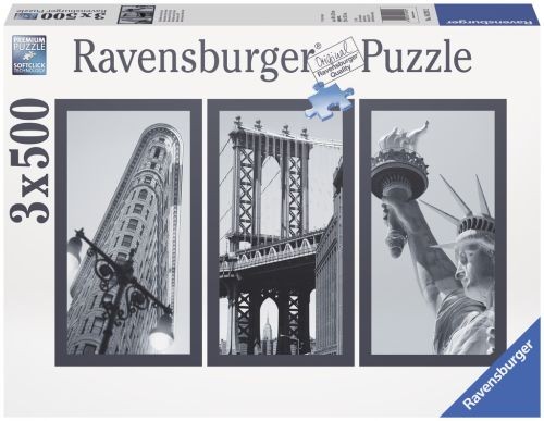 Ravensburger puzzel Indrukken van New York (3x500)