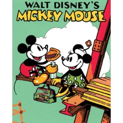 Schilderen op nummer "mickey mouse retro"