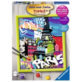 Vergroot Ravensburger Schilderen op Nummer Cooles Paris Ravensburger Schilderen op Nummer Cooles Paris