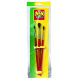 Ses penselenset 3 stuks