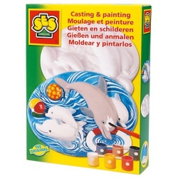 Ses reliefgieten dolfijnen