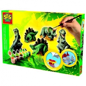 Vergroot SES Gips gieten en Dino's schilderen SES Gips gieten en Dino's schilderen