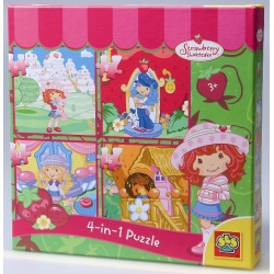 Ses puzzel strawberry shortcake 4 in 1 [05107]
