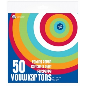 Vergroot Vouwkarton 16x16cm 50 stuks Vouwkarton 16x16cm 50 stuks