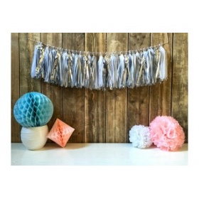 Vergroot Tassel Guirlande zilver Tassel Guirlande zilver