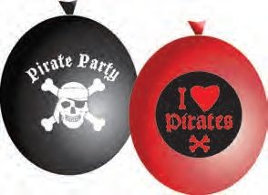 Haza Ballonnen Piraten 6 Stuks haza kopen in de aanbieding