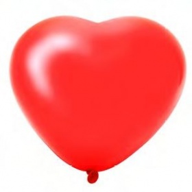 Hartballonnen rood