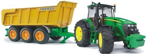 1173 Bruder John Deere 7930 With Joskin Tipping Trailer