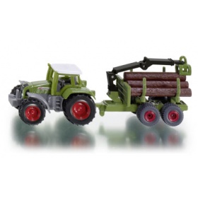 Vergroot 1645 Siku Tractor met Aanhanger 1645 Siku Tractor met Aanhanger