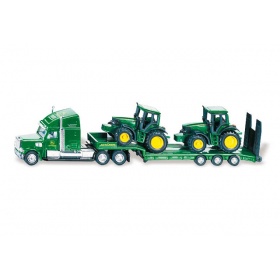 Vergroot 1837 Siku Dieplader Met John Deere Tractors 1837 Siku Dieplader Met John Deere Tractors