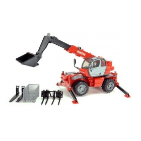 Vergroot 2129 Bruder Manitou MRT 2150 met accessoires 2129 Bruder Manitou MRT 2150 met accessoires