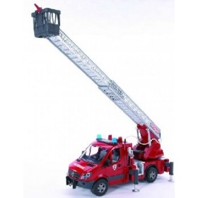 Vergroot 2532 Bruder brandweer Mercedes Benz met licht en geluid 2532 Bruder brandweer Mercedes Benz met licht en geluid