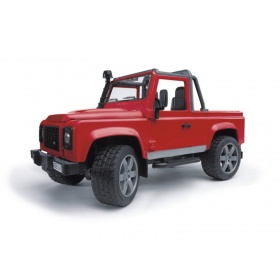 Vergroot 2591 Bruder Jeep Landrover Defender pick up 2591 Bruder Jeep Landrover Defender pick up