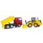 2752 Bruder Man TGA kiepauto met gele shovel FR130