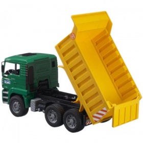 Vergroot 2765 Bruder Vrachtwagen M.A.N. met kiepbak 2765 Bruder Vrachtwagen M.A.N. met kiepbak