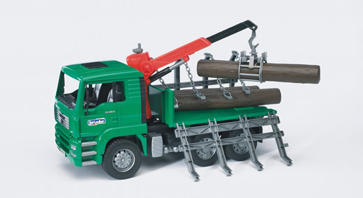 2769 Bruder M.A.N. Houttruck met Laadkraan