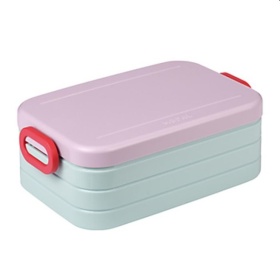 Mepal limited edition bento lunchbox tab midi - strawberry v