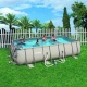 Powerjumper zwembad rechthoekig powersplash steel pro-27