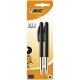 Balpen bic m10 zwart 2 stuks