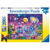 Puzzel Ravensburger Kosmische Stad 200 Stukjes