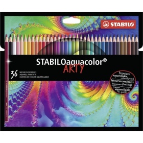 Stabilo aquacolor kleurenpotloden arty etui 36 stuks