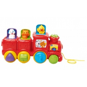 Vergroot Vtech Kiekeboe Dierentrein Vtech Kiekeboe Dierentrein