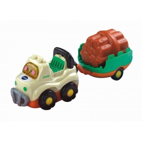 Vergroot Vtech Toet Toet Jimmy Jeep met aanhanger Vtech Toet Toet Jimmy Jeep met aanhanger
