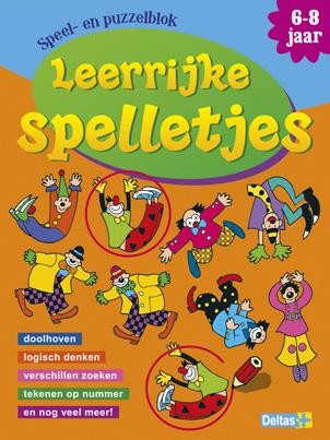 Leerrijke spelletjes speel- en puzzelblok (6-8 jaar)