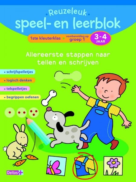 Reuzeleuk speel- en leerblok 1ste kleuterklas; Voorbereiding op groep 1; 2-4 jaar