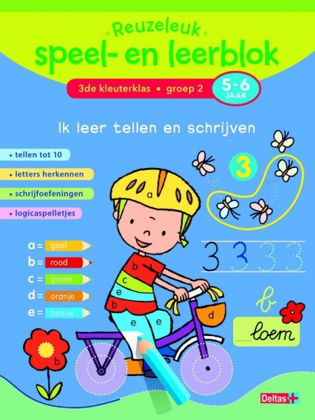 Reuzeleuk speel- en leerblok - Ik Leer Tellen En Schrijven (5-6 Jaar)