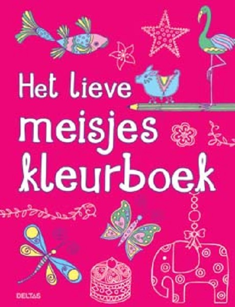 Kleurboek detlas het lieve meisje