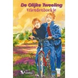 Olijke tweeling vriendenboekje