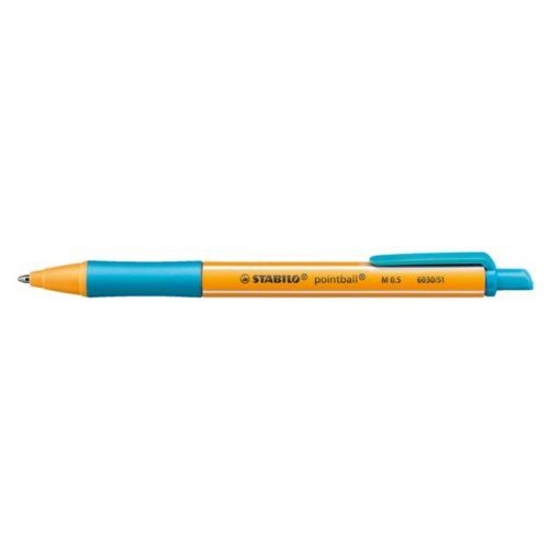 Balpen Stabilo Pointball turquoise 0.5mm