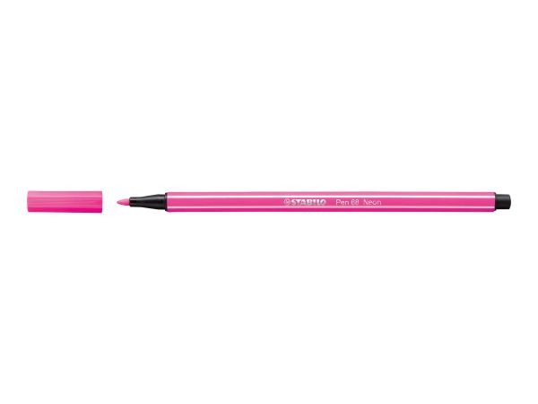 Viltstift Stabilo 68-056 neon roze