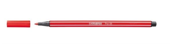 Viltstift Stabilo 68-48 karmijn rood