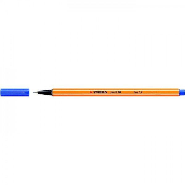 Fineliner Stabilo Point 88-32 middelblauw