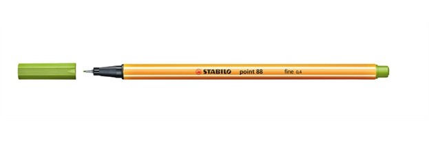 Fineliner Stabilo Point 88-33 appelgroen