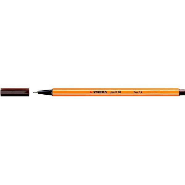 Fineliner Stabilo Point 88-45 bruin