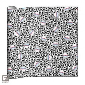 Vergroot Voetbal International Kaftpapier 2X 100X70Cm Voetbal International Kaftpapier 2X 100X70Cm