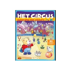 Vergroot Het Circus: Panorama met stickers Het Circus: Panorama met stickers