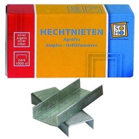 Vergroot Hechtnieten 24/6 1000 Soho Hechtnieten 24/6 1000 Soho