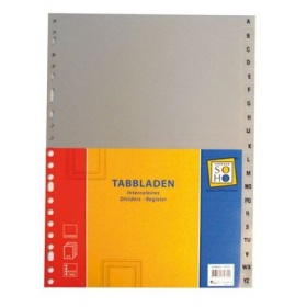 Vergroot Alfabet Tabbladen Alfabet Tabbladen