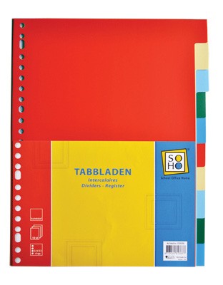 Tabbladen 23r 10dlg Plastic Soho