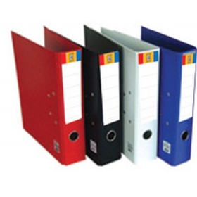 Vergroot Ordner plastic rood 8cm Ordner plastic rood 8cm