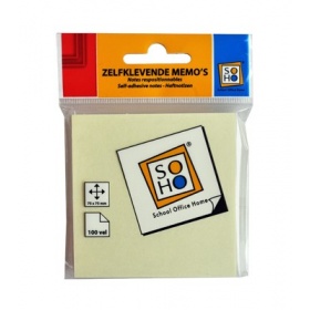 Vergroot Zelfklevende memo's 75*75MM Zelfklevende memo's 75*75MM